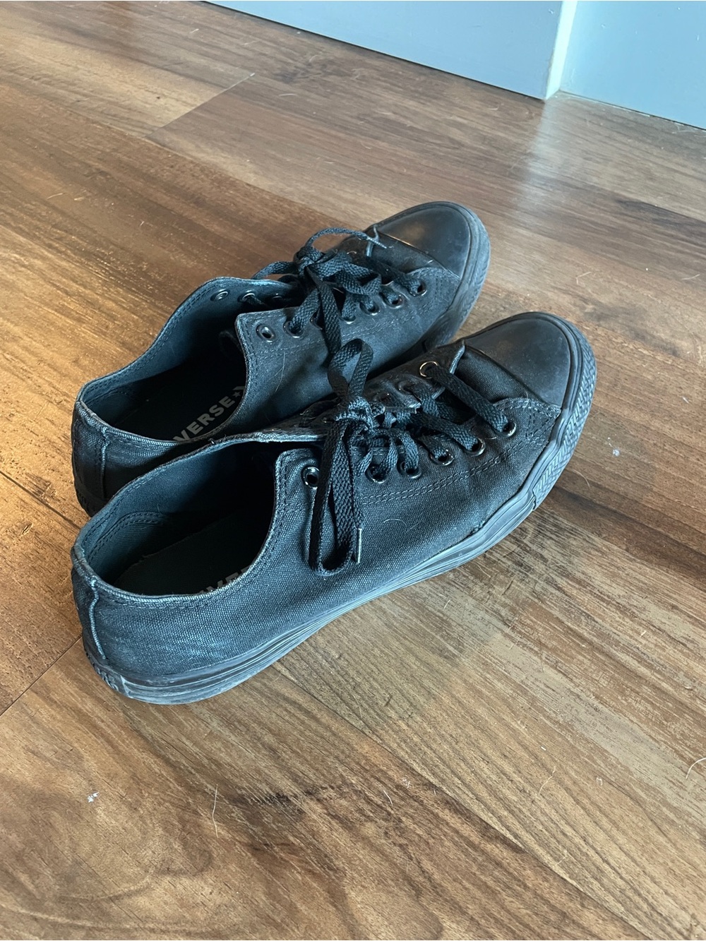 Converse Black Low-Top Canvas Sneakers